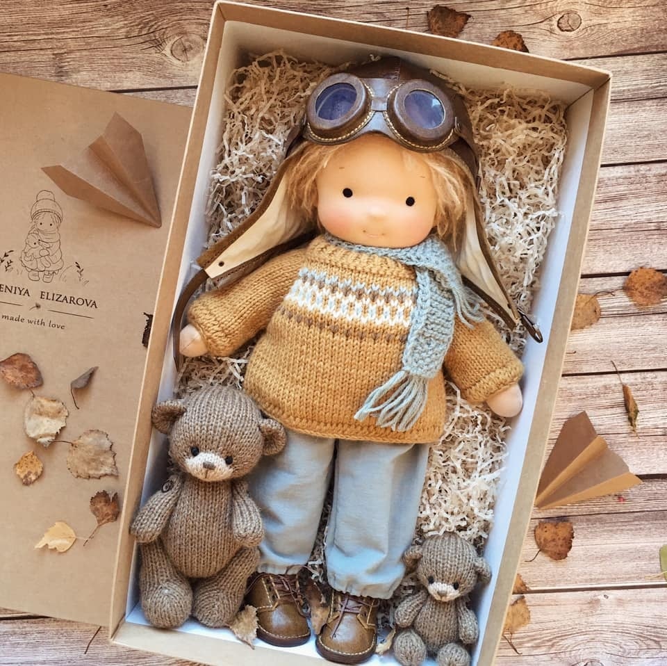 🎁The Best Gift for Kids-Handmade Waldorf Doll👧