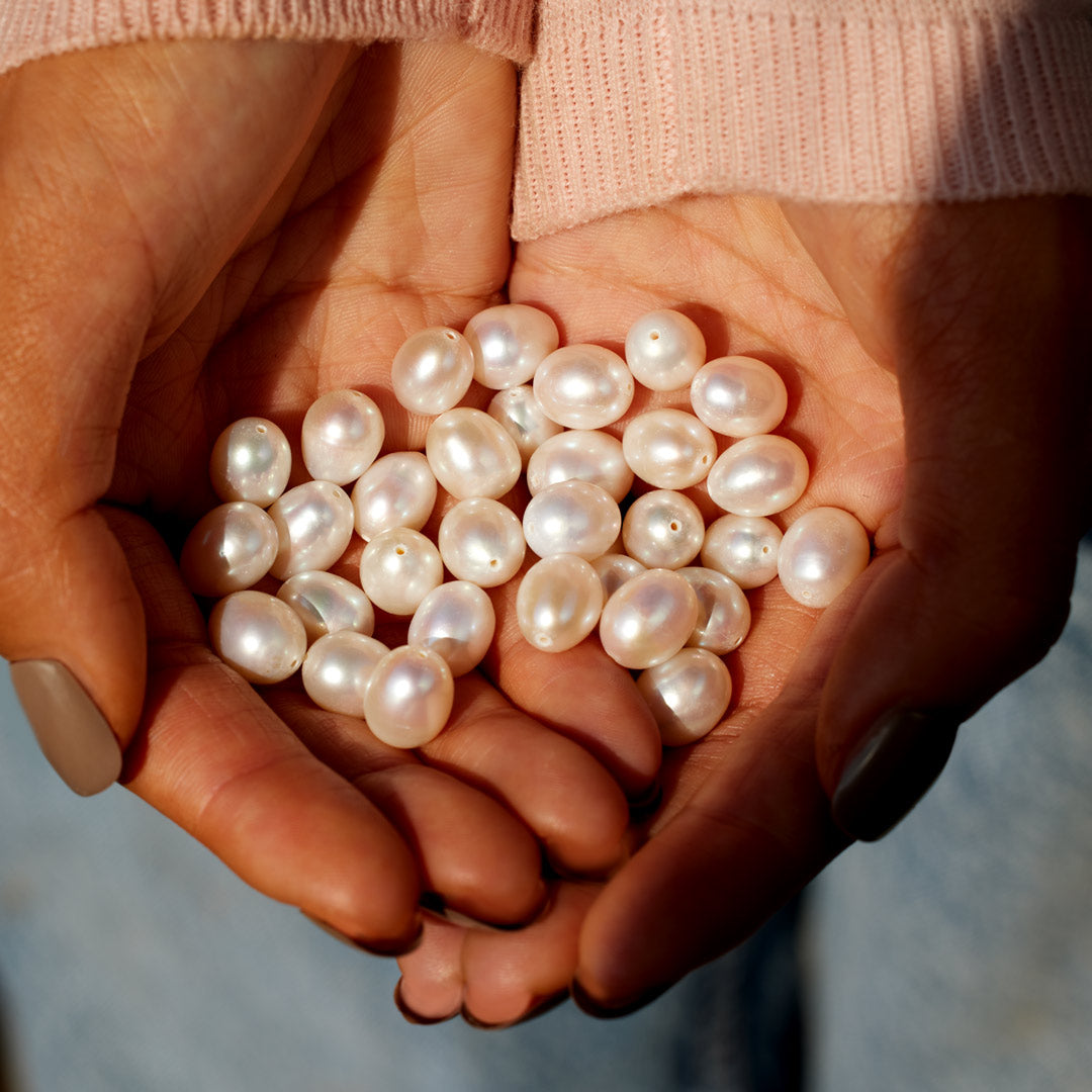 Rainbow Pearl Necklace