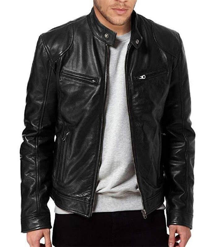 Autumn/Winter Hot Sale：Men's Leather Jacket