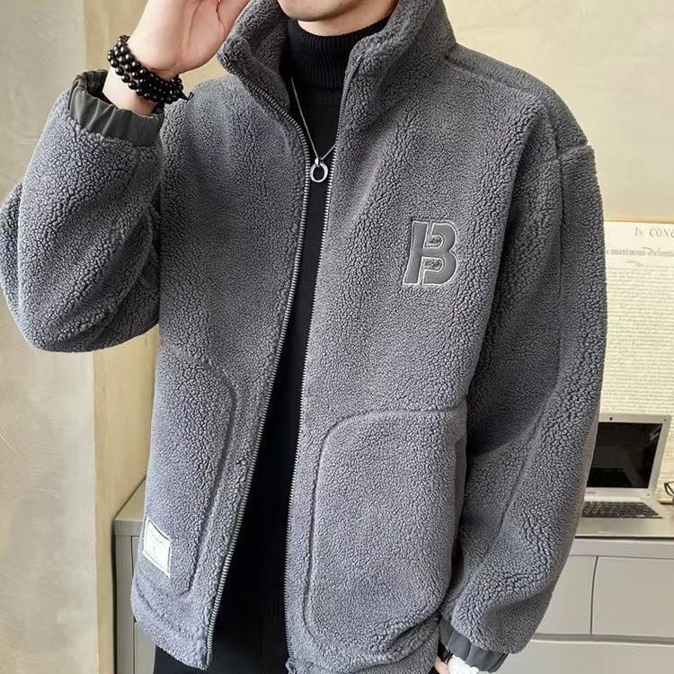 🧥Big synthetic fur jacket for men