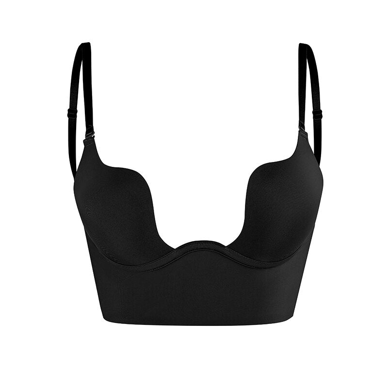 Plunge Bra Sexy U-shaped  bra