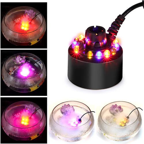 🎃12 LED light Ultrasonic Mist Maker Fogger