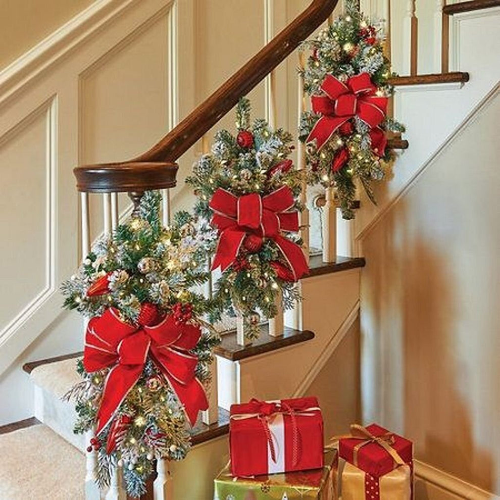 Staircase Decoration Christmas Lights Garland-BUY 2 FREE SHIPPING ...