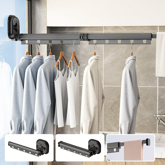 💡Made for Convenience💡: Suction Cup Folding Drying Racks