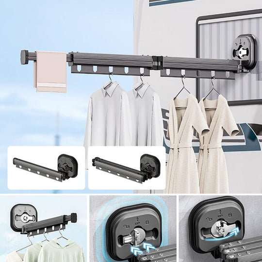 💡Made for Convenience💡: Suction Cup Folding Drying Racks