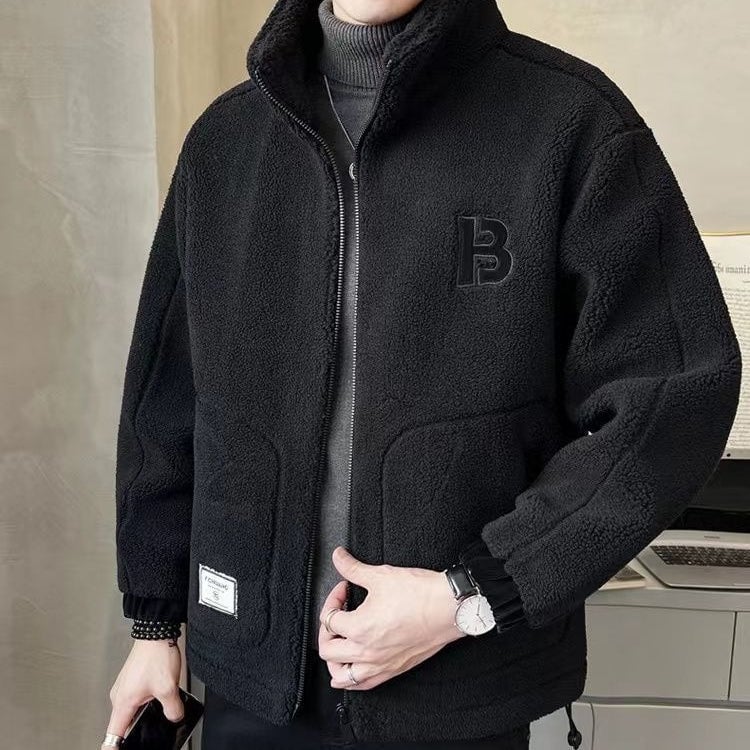 🧥Big synthetic fur jacket for men