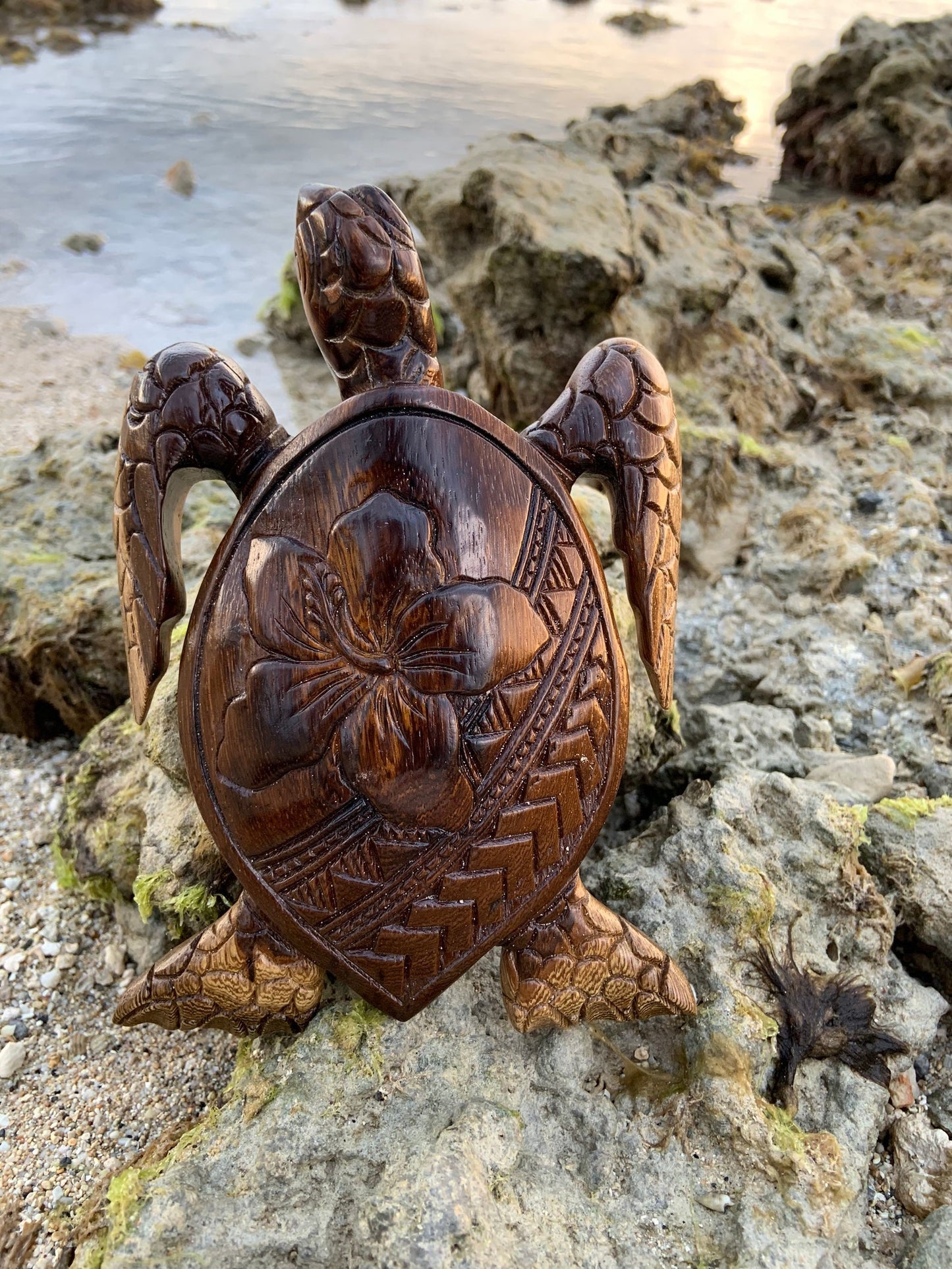 🔥Hawaiian Turtle Woodcarving