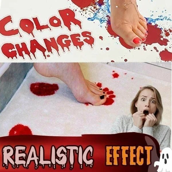 🎉Halloween🎉 Bloody Color Changing Bath Mat