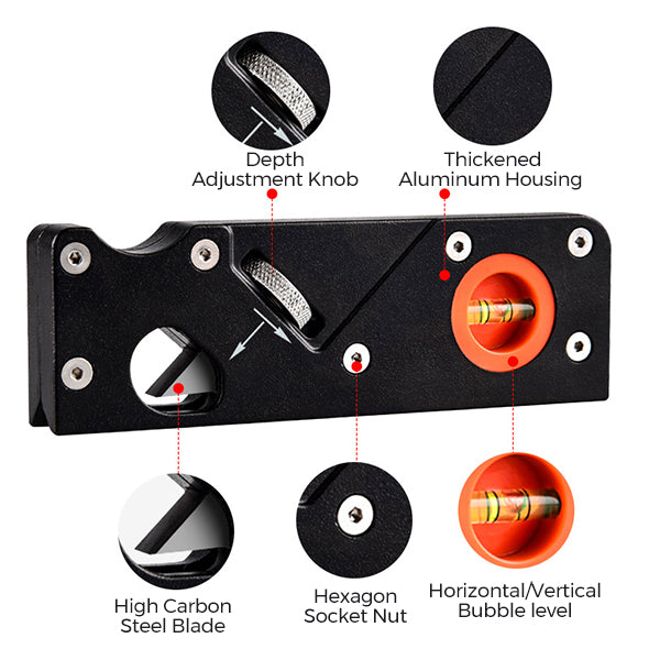 Chamfer Plane - Woodworking Edge Corner Flattening Tool