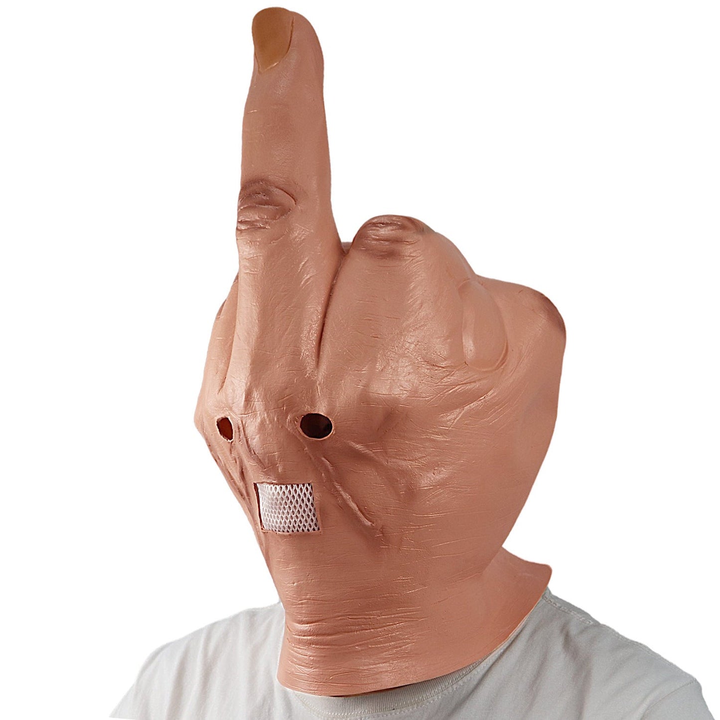 latex Middle Finger Headgear