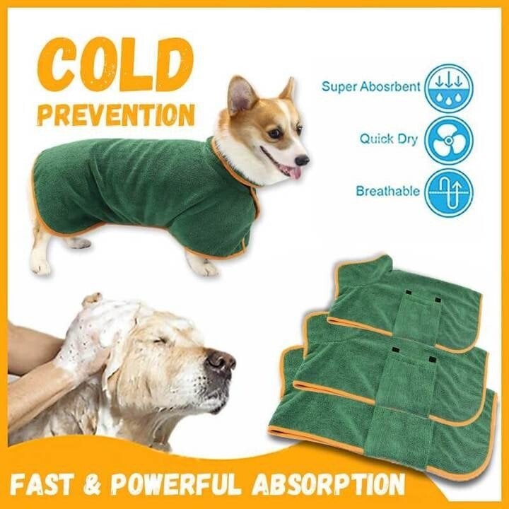 Christmas Sale 50% OFF-Super absorbent pet bathrobe