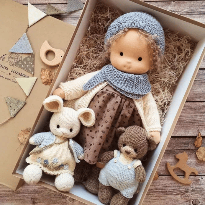 🎁The Best Gift for Kids-Handmade Waldorf Doll👧