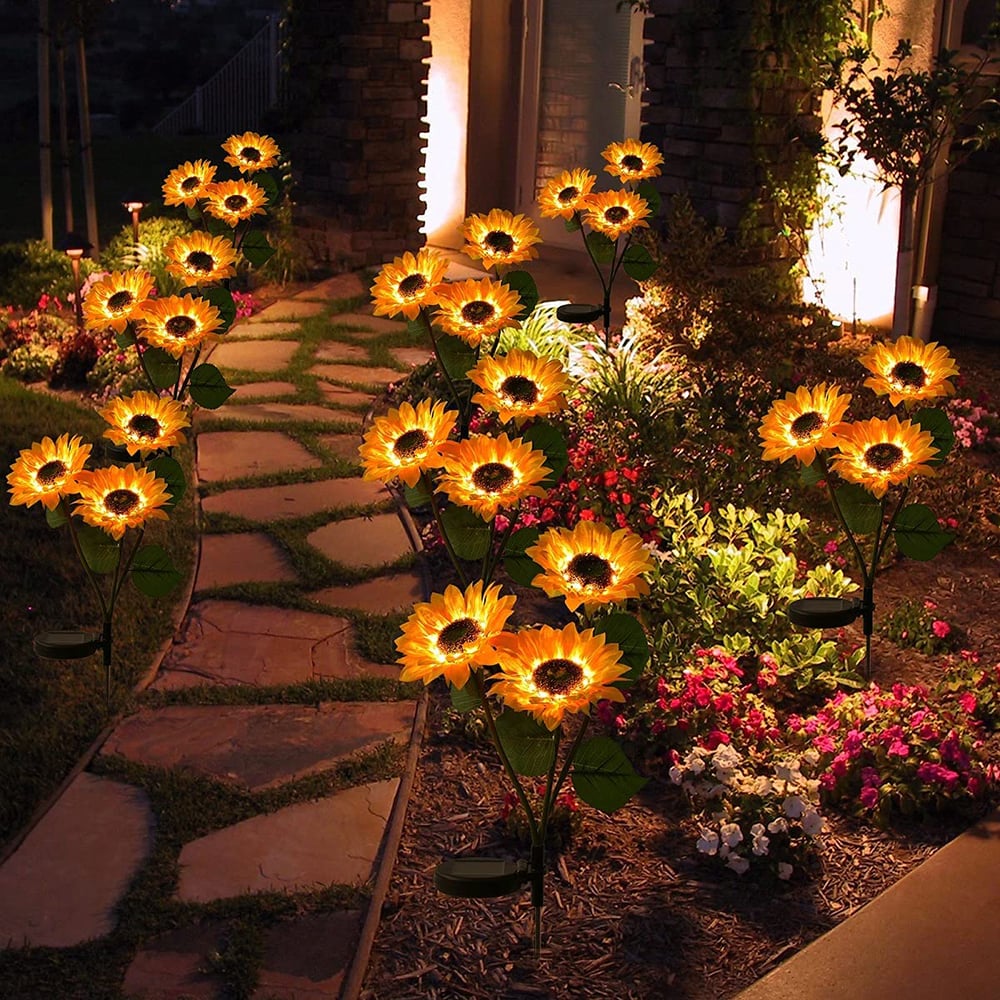 🌻 Waterproof Solar Sunflower Light