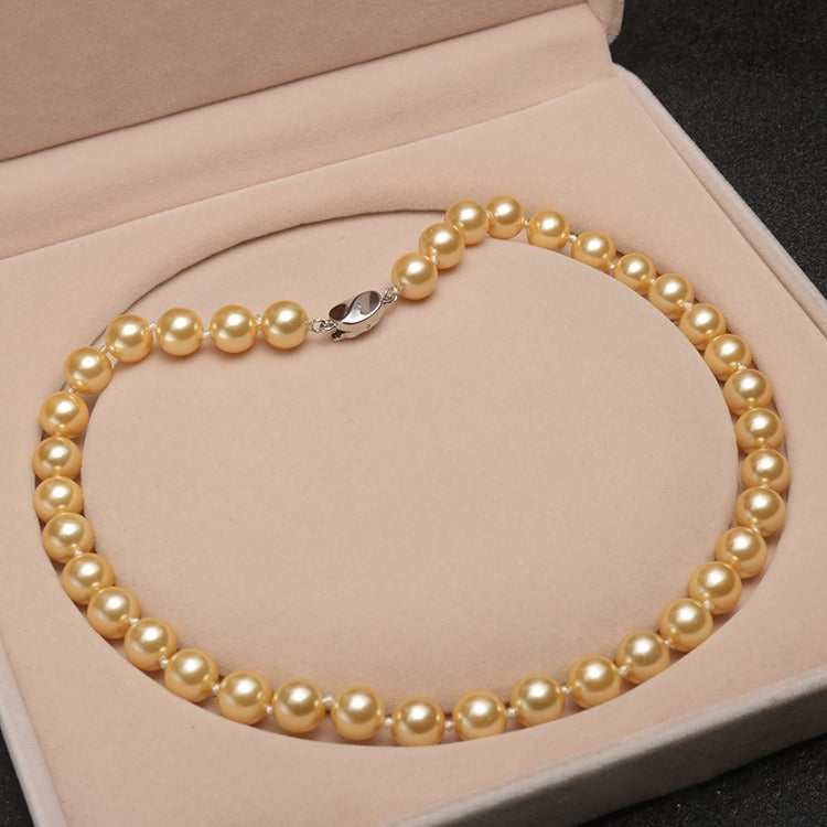 🔥Temperament deep sea shell pearl necklace