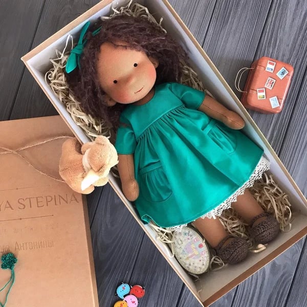 🎁The Best Gift for Kids-Handmade Waldorf Doll👧