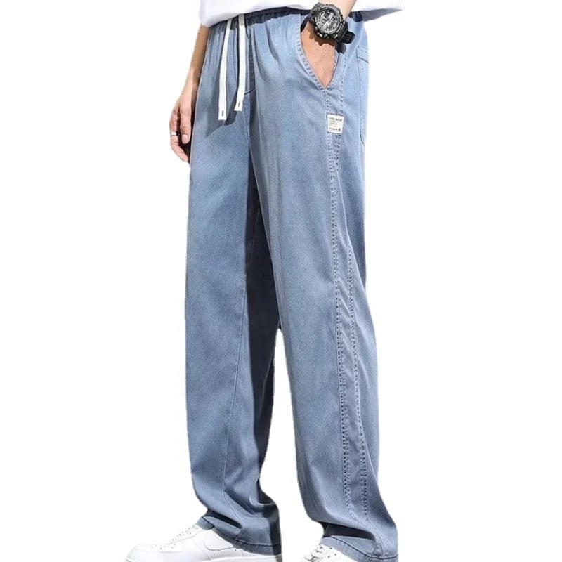 Men's Tencel Breathable Wide-leg All-Match Casual Pants-BUY 2 FREE SHIPPING