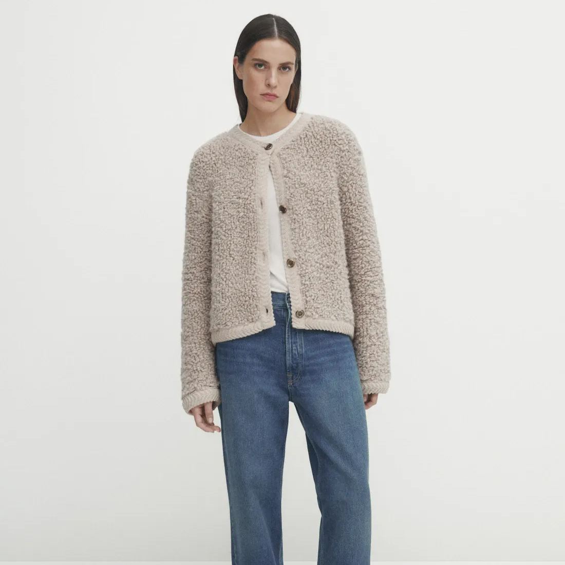 Viral Cashmere Boucle Cardigan(Buy 2 Free Shipping)