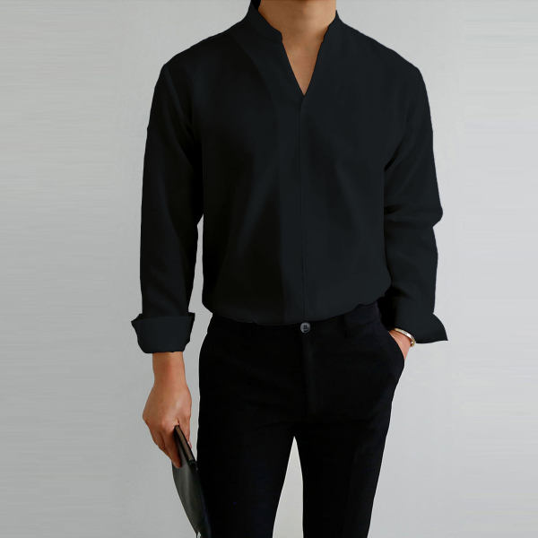 Gentlemans Simple Design Casual Shirt