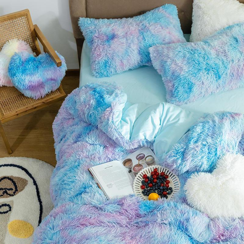 Fluffy Blanket With Pillow Cover 3 Pieces Set(Free shipping🔥)