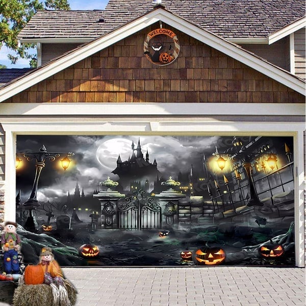 Hot Sale-Halloween 2023 Garage Door Decoration