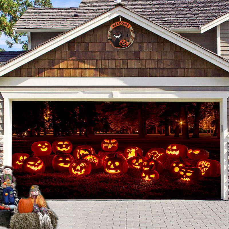 Hot Sale-Halloween 2023 Garage Door Decoration