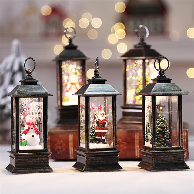 🎅Early Christmas Sale-49% OFF🎁Snow Globe Christmas Lantern Decorations