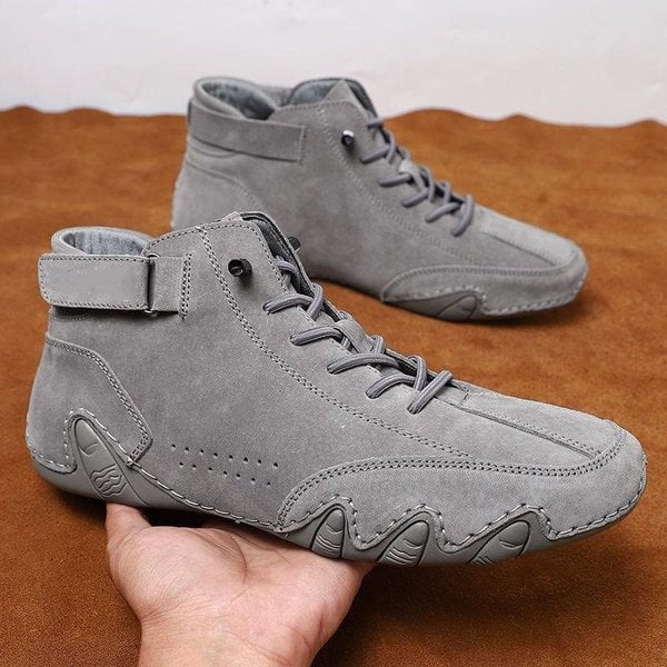 🔥Summer Hot Sale 🔥Italian Handmade Suede Velcro High Boots