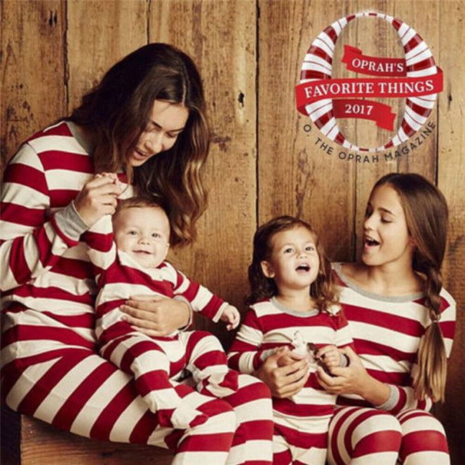 🎄 Early Christmas Pre-Sale - Christmas Red Striped Family Pajamas