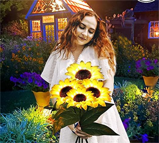 🌻 Waterproof Solar Sunflower Light