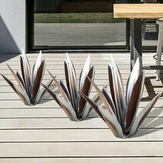 Waterproof Solar Garden Agave Lamp🌵Anti-rust Metal Led Tequila Agave Plant-Perfect for garden