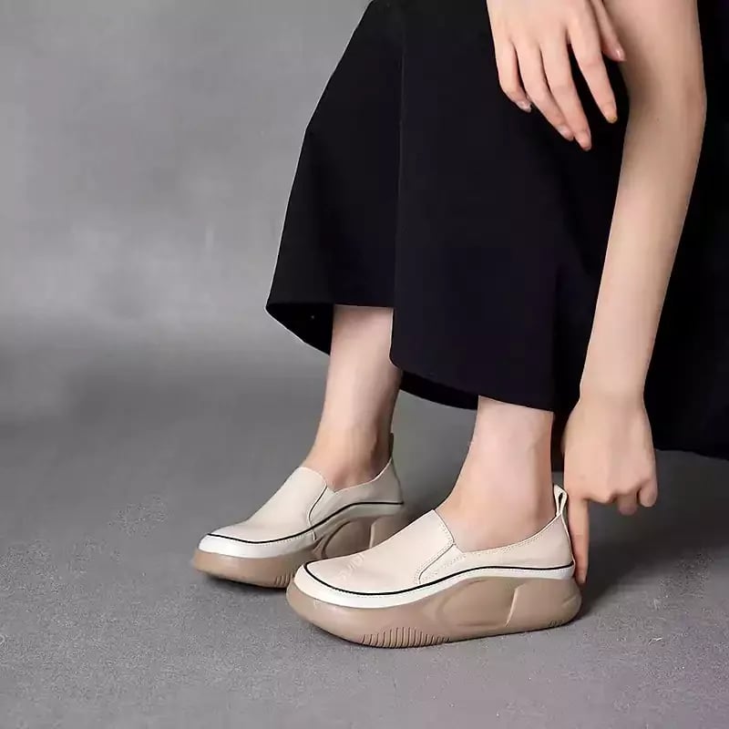 Women Fashion Platform Loafers