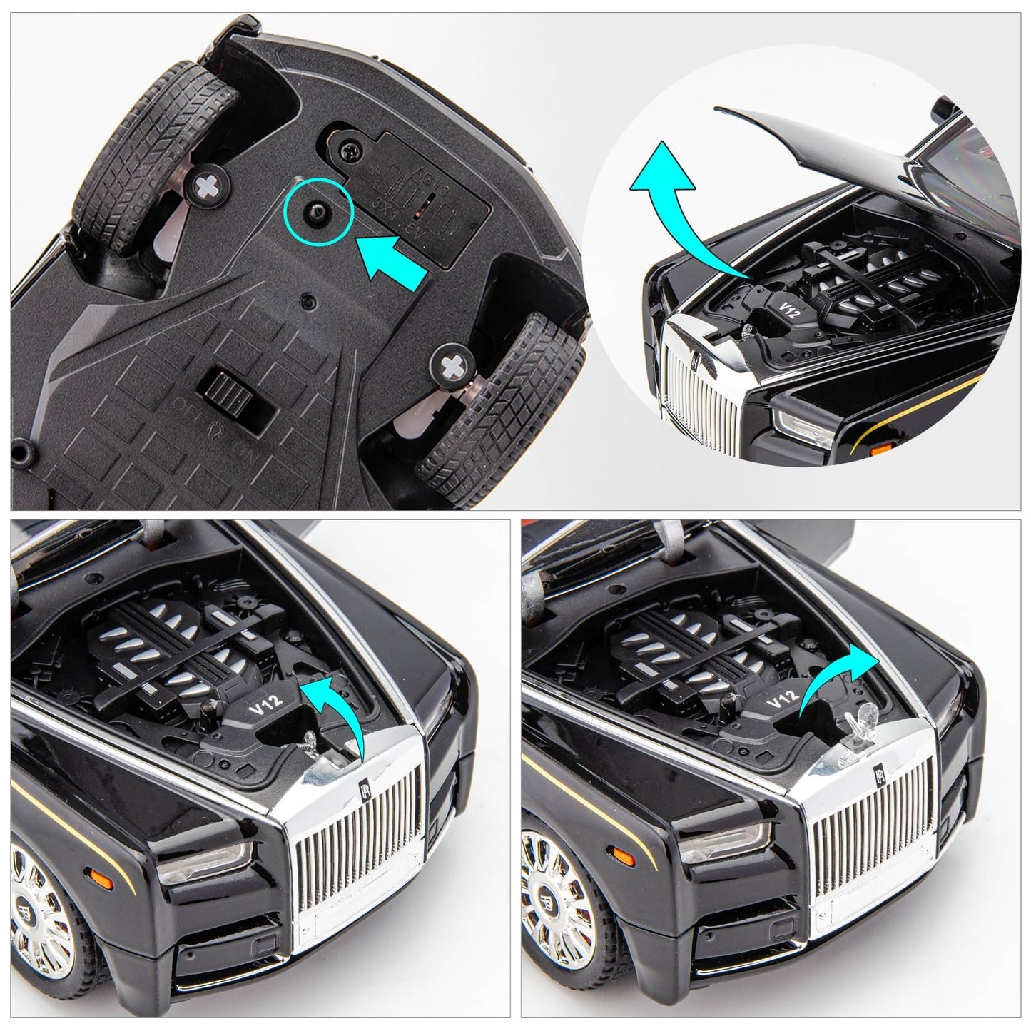 New Year Promotion💥1/32Rolls-Royce Phantom Model Car - Buy two and get free shipping!