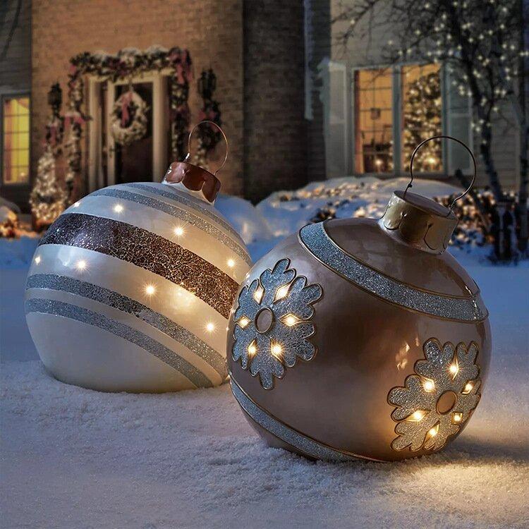 Outdoor Christmas PVC inflatable Decorated Ball🎉