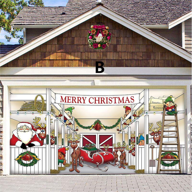 🎁🌲Christmas Hot Sale 60% OFF  - 2023 Garage Door Decoration