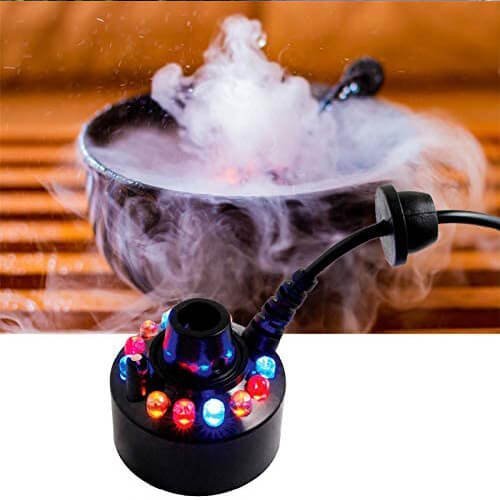 🎃12 LED light Ultrasonic Mist Maker Fogger