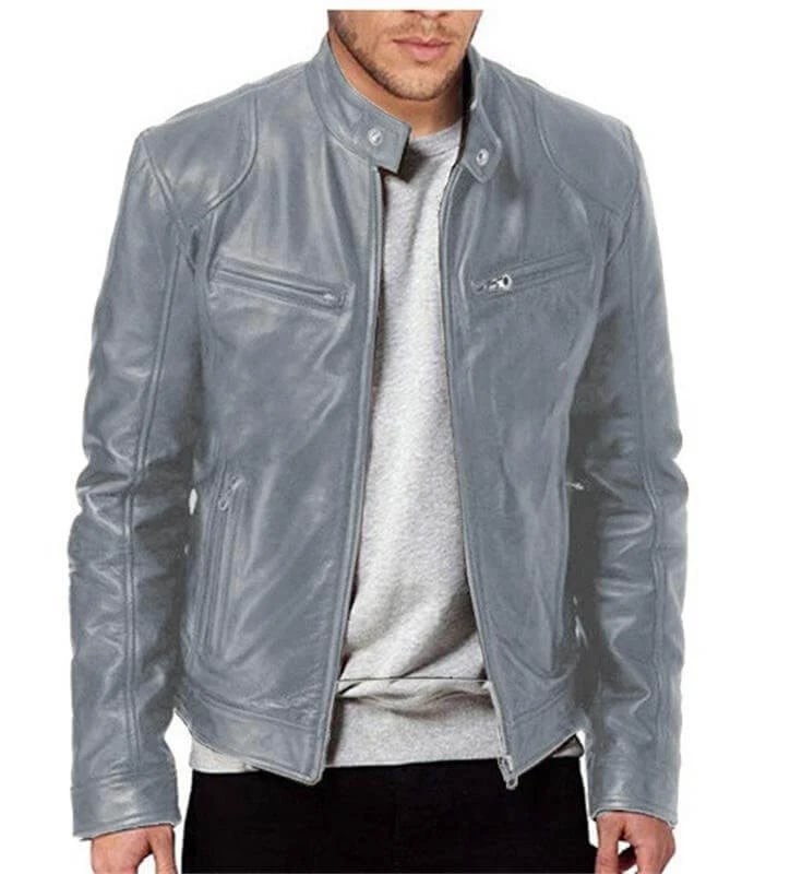 Autumn/Winter Hot Sale：Men's Leather Jacket