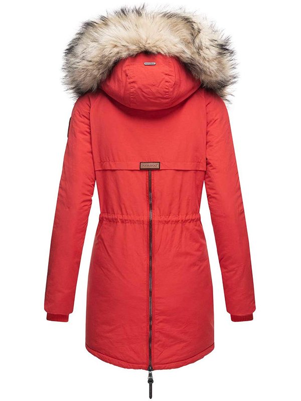 2in1 ladies winter warm jacket leather coat