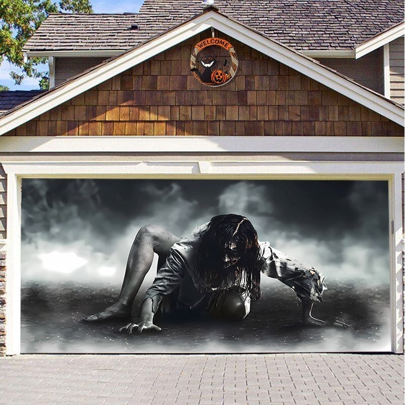 Hot Sale-Halloween 2023 Garage Door Decoration