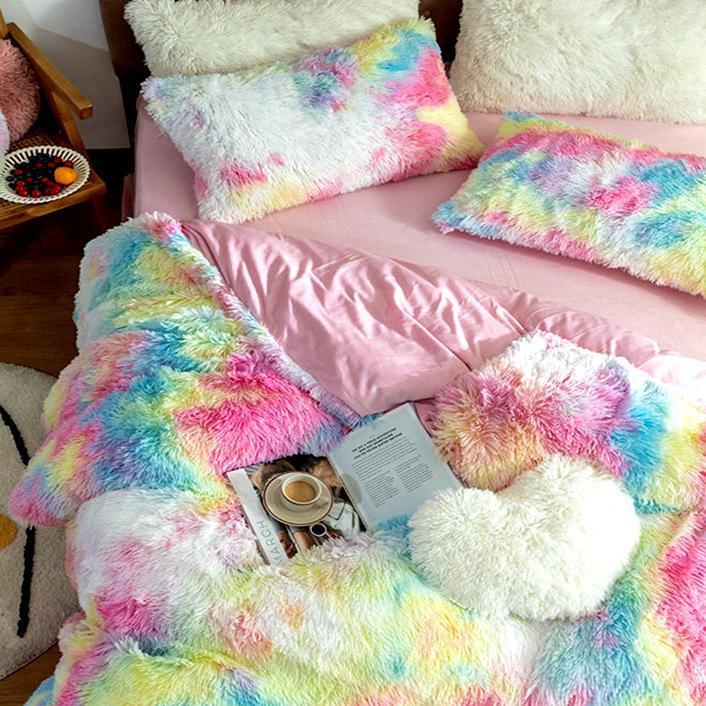 Fluffy Blanket With Pillow Cover 3 Pieces Set(Free shipping🔥)