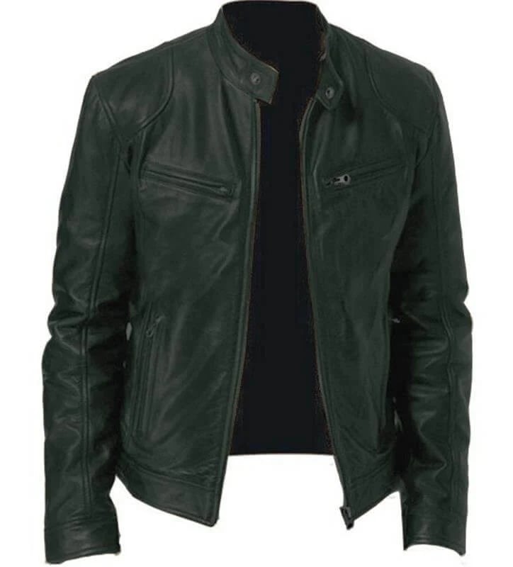 Autumn/Winter Hot Sale：Men's Leather Jacket