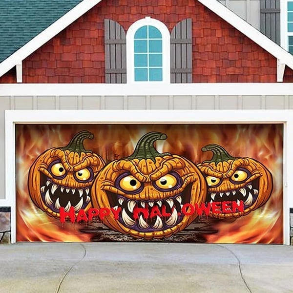 Hot Sale-Halloween 2023 Garage Door Decoration