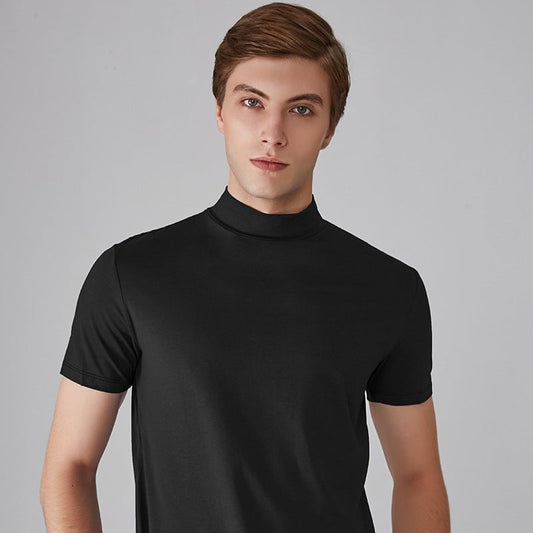 🔥Men's High Neck Slim Fit T-shirt🔥