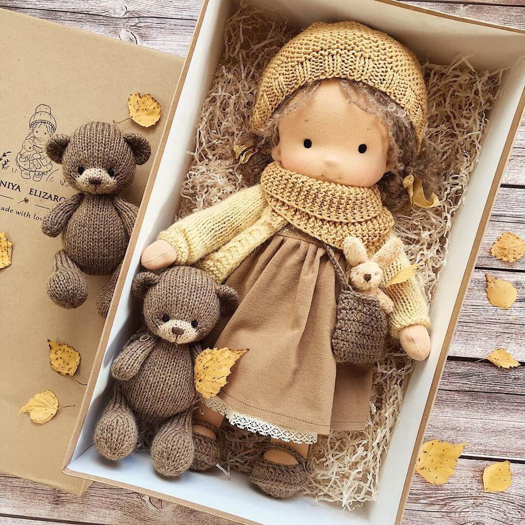 🎁The Best Gift for Kids-Handmade Waldorf Doll👧